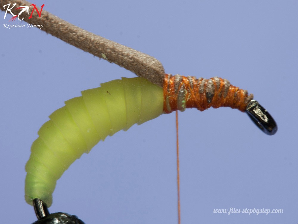 Hair Caddis Pupa How to tie fly, Fly tying Step by Step Patterns